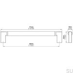2457-174ZN87ZN87--Uchwyt-meblowy-podłużny-2457-160-Aluminiowy-Złoty-Szczotkowany-Siro-Skandynawskie-Uchwyty_5
