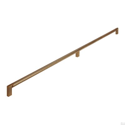 Удлиненная ручка для мебели 2457 736 Алюминий Античное золото