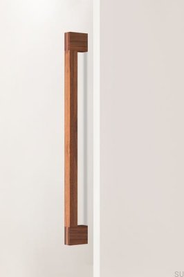 Hako Big 480 деревянная ореховая удлиненная односторонняя мебельная ручка