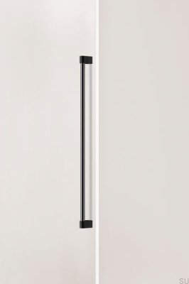 Casey Big 736 Односторонняя удлиненная мебельная ручка, алюминий, матово-черный цвет