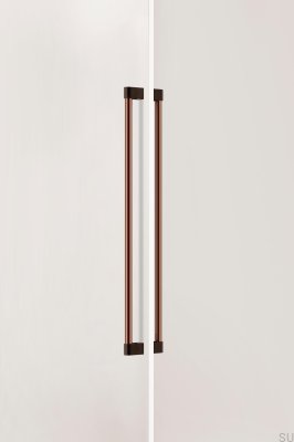 Casey Big 736 Двусторонняя удлиненная мебельная ручка, алюминий, матово-коричневый цвет