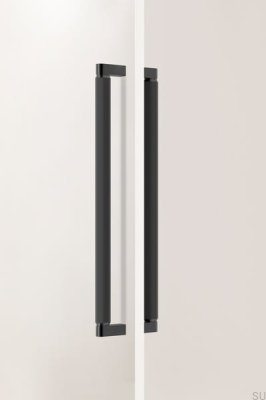 Brooklyn Big 448 Алюминиевая черная титановая двухсторонняя удлиненная мебельная ручка