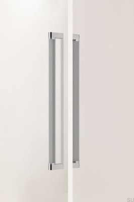 Brooklyn Big 448 Алюминиевая никелированная полированная двухсторонняя мебельная ручка