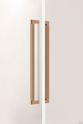 Brooklyn Big 448 Алюминиевая матовая золотая кава Двусторонняя удлиненная мебельная ручка