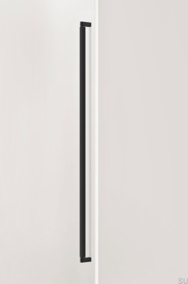 Ручка для мебели Brooklyn Big 1056 из алюминия, односторонняя, удлиненная, черная, матовая