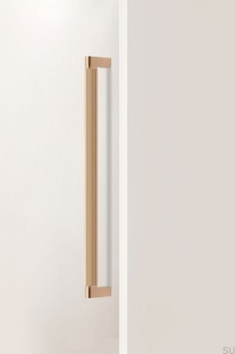 Brooklyn Big 448 Алюминиевая ручка для мебели с матовым золотом Cava