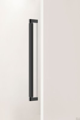 Brooklyn Big 448 Алюминиевая черная титановая удлиненная односторонняя мебельная ручка