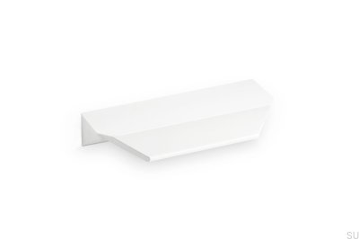 Ручка для мебели Vann 100 Edge, алюминий, матовый белый