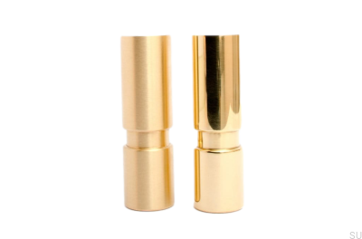 Цилиндр 100 Мебельная ножка. Латунь, Матовая, Неокрашенная