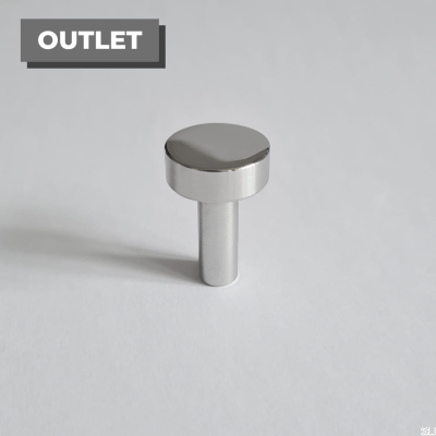 Мебельная ручка Nena S Inox Silver Polished