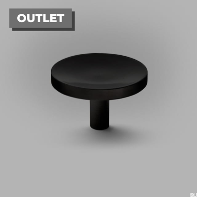 Ручка мебельная Cleo L, алюминий, черная