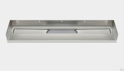 Линейный слив 1001 1200 3-фланцевый настенный стальной