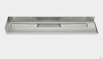 Линейный слив 1002 1000 Левый фланец Настенная сталь