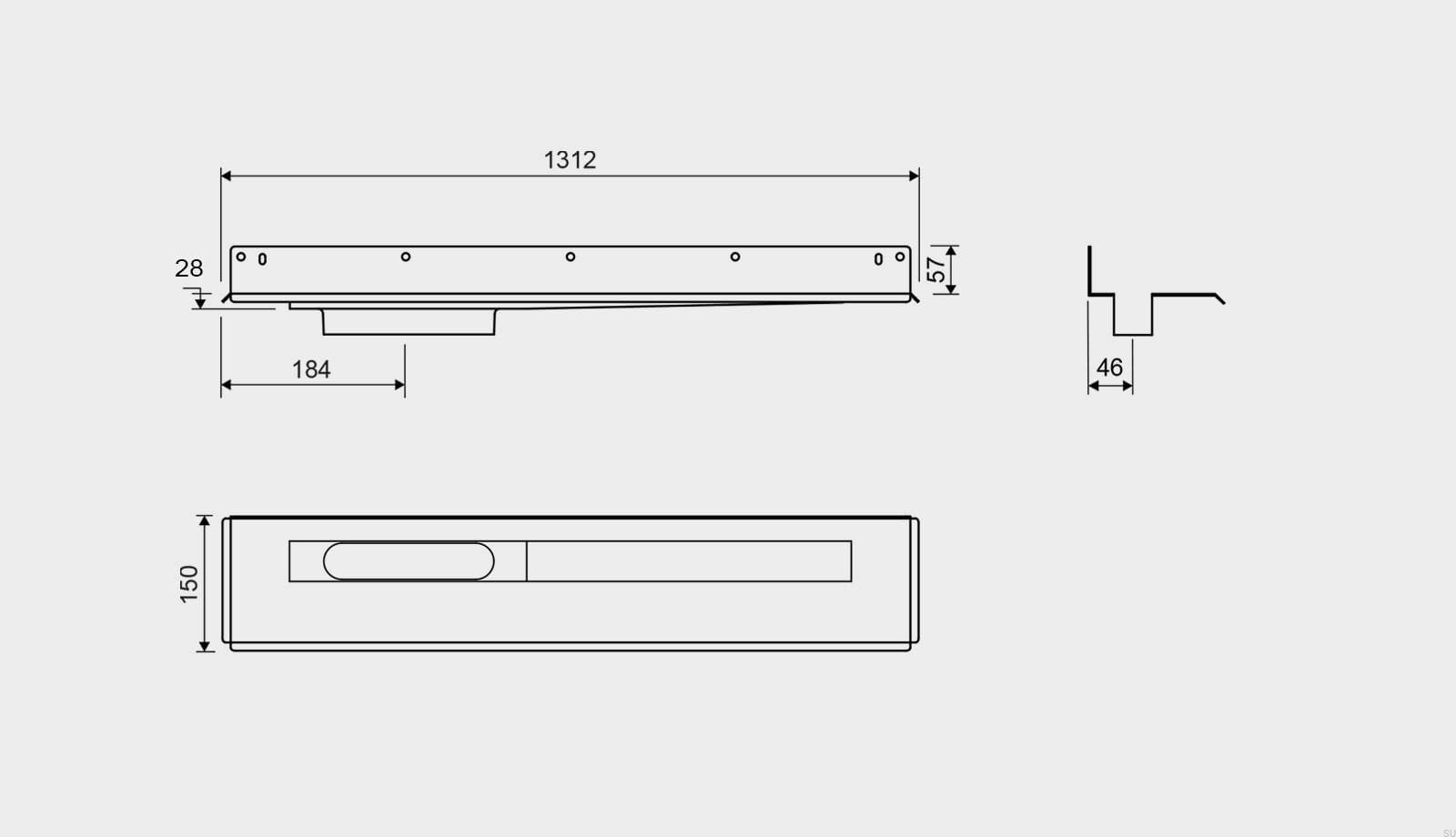 10041206--Odpływ-liniowy-1004-1200-Kołnierz-tylny-Odpływ-Lewostronny-Przyścienny-Stalowy-Unidrain-Skandynawskie-Uchwyty_2