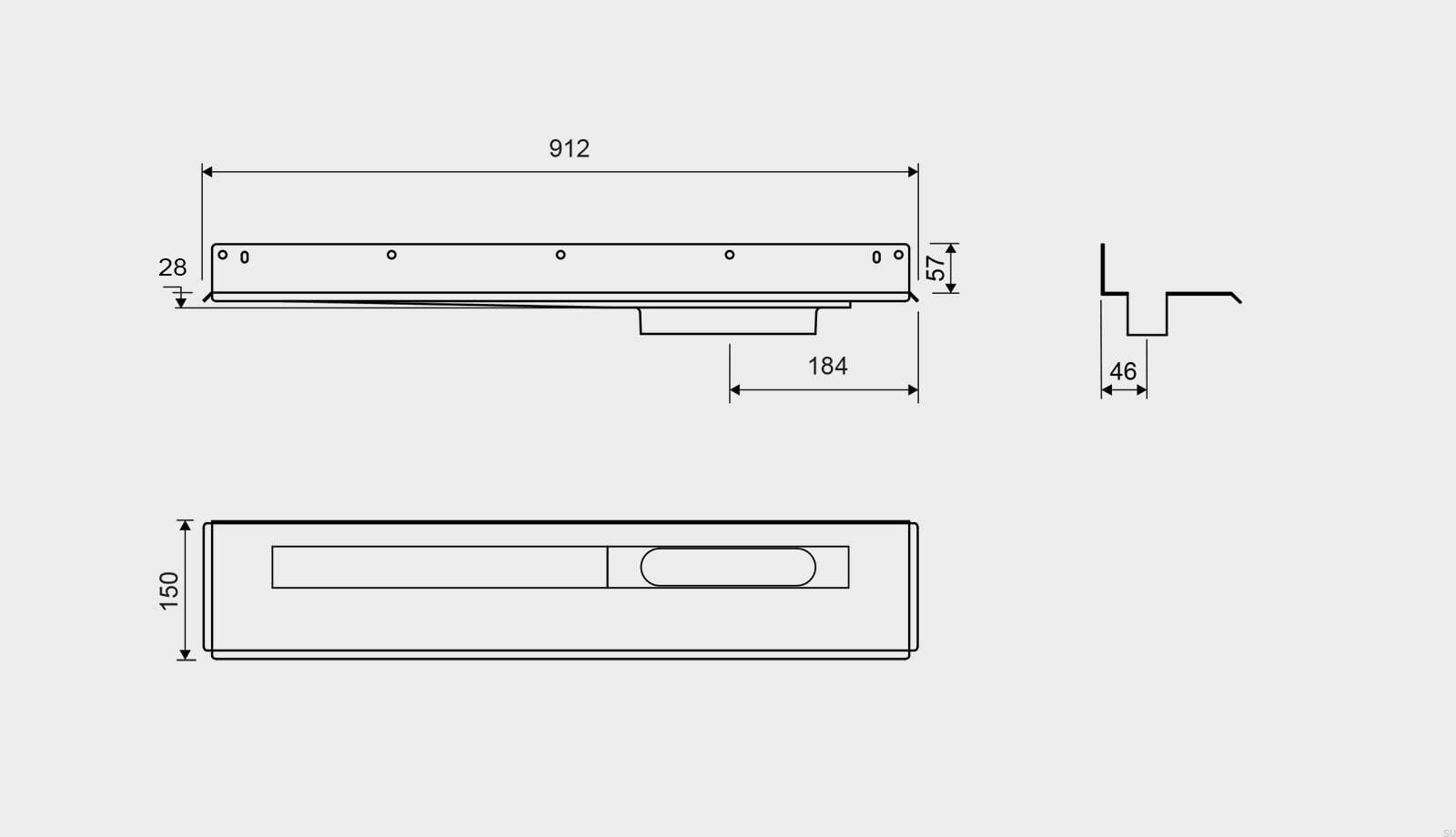 10040805--Odpływ-liniowy-1004-800-Kołnierz-tylny-Odpływ-Prawostronny-Przyścienny-Stalowy-Unidrain-Skandynawskie-Uchwyty_2