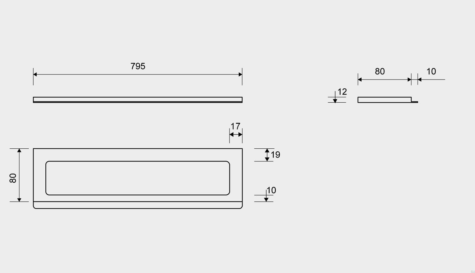 15000812--Ramka-odpływu-ClassicLine-795-12-Stalowa-Szczotkowana-Unidrain-Skandynawskie-Uchwyty_3