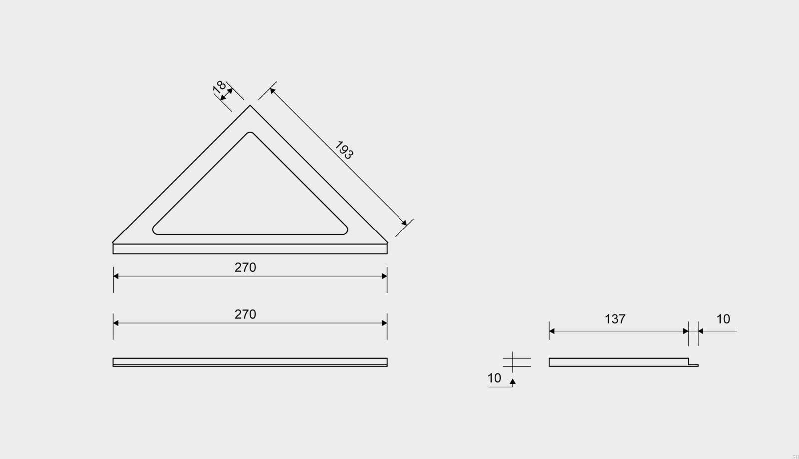 25010210--Ramka-odpływu-narożnego-ClassicLine-10-Stalowa-Szczotkowana-Unidrain-Skandynawskie-Uchwyty_2
