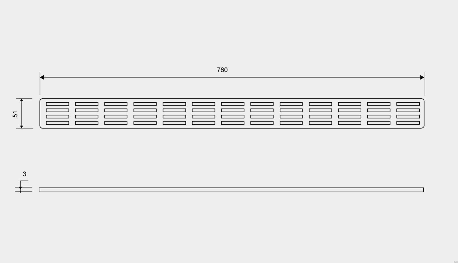 16050800--Ruszt-do-odpływu-ClassicLine-Stripe-760-Stalowy-Szczotkowany-Unidrain-Skandynawskie-Uchwyty_2