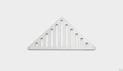 Угловая решетка для слива ClassicLine Column Steel Brushed