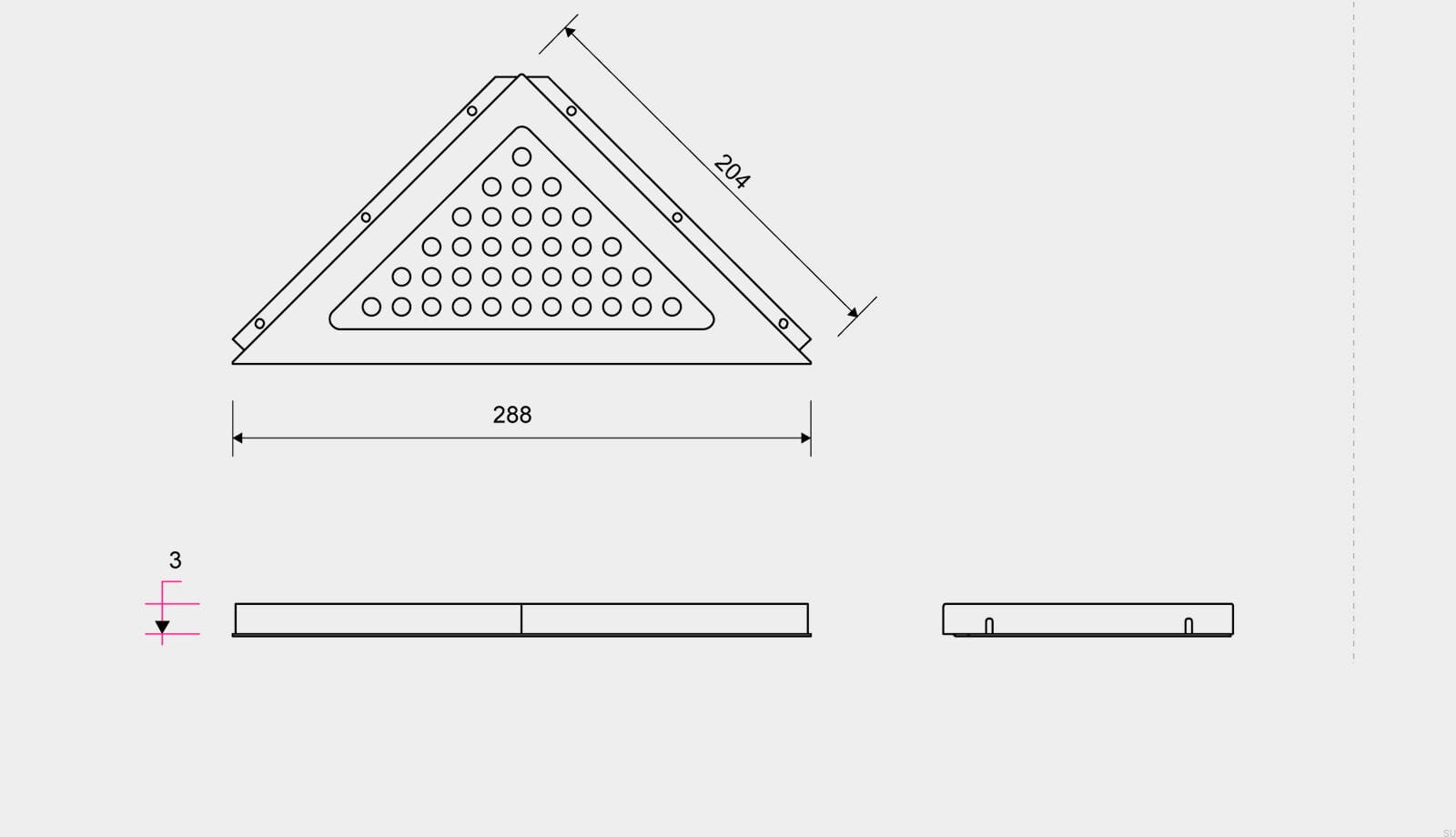 28500201--Półka-prysznicowa-narożna-trójkątna-ClassicLine-Classic-Stalowa-Szczotkowana-Unidrain-Skandynawskie-Uchwyty_2