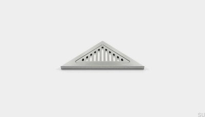 ClassicLine Column Треугольная угловая полка для душа из матовой стали