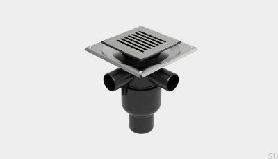 ClassicLine Column квадратный сливной гарнитур с вертикальным выпуском 75 мм и боковыми подключениями