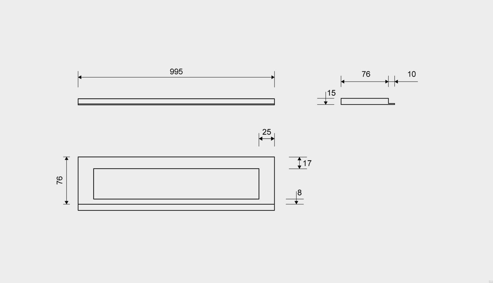 19101015--Ramka-odpływu-HighLine-995-15-Stalowa-Szczotkowana-Unidrain-Skandynawskie-Uchwyty_3