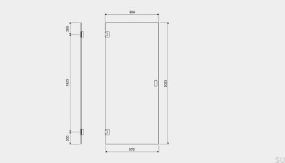Душевые двери GlassLine 1000