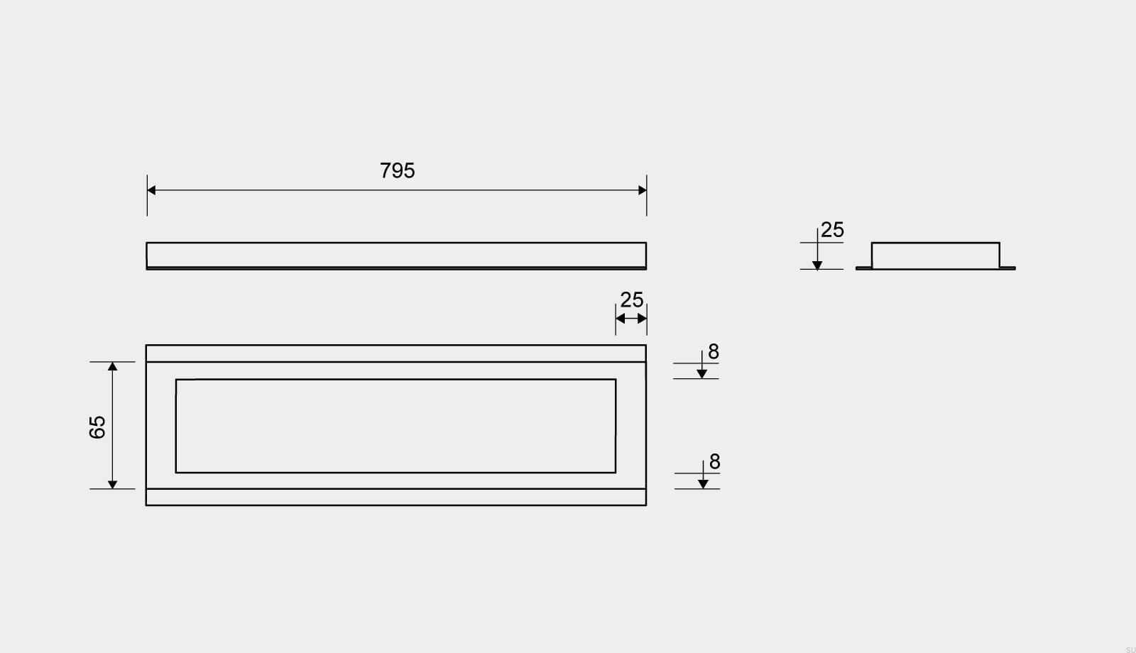 39100825--Ramka-odpływu-wolnostojącego-HighLine-800-25-Stalowa-Szczotkowana-Unidrain-Skandynawskie-Uchwyty_3