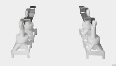 Монтажные ножки для линейного слива в виниловых полах