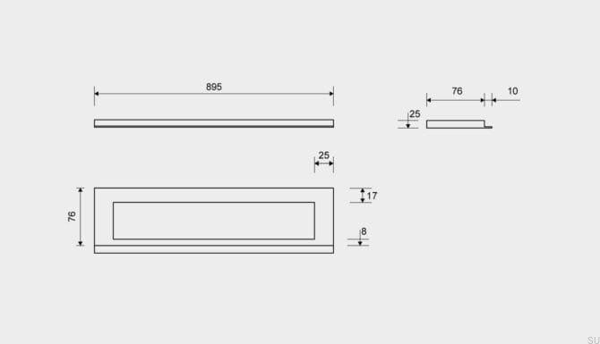 19150925--Ramka-odpływu-Highline-895-25-Stalowa-Złota-PVD-Unidrain-Skandynawskie-Uchwyty_3