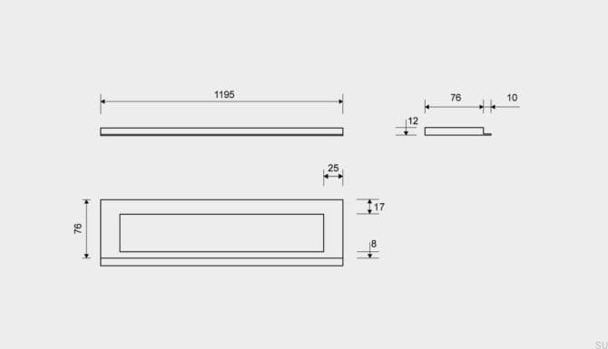 19171212--Ramka-odpływu-Highline-1195-12-Stalowa-Czarna-PVD-Unidrain-Skandynawskie-Uchwyty_3