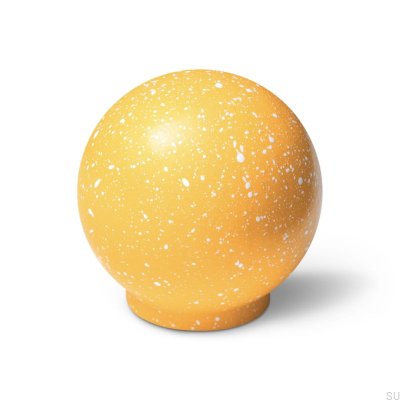 Ручка мебельная деревянная Ren Melange Yellow & White 35, бук