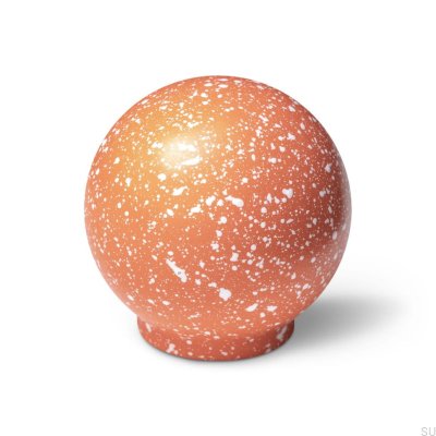 Ручка мебельная деревянная Ren Melange Orange & White 35, бук