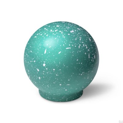 Ручка мебельная деревянная Ren Melange Light Green & White 35, Бук