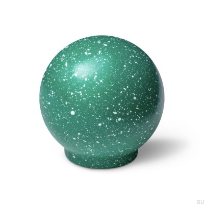 Ручка мебельная деревянная Ren Melange Green & White 35, бук