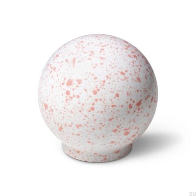 Мебельная ручка Ren Melange White & Pink 35 Wooden Beech