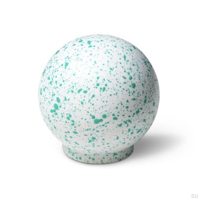 Мебельная ручка Ren Melange White & Light Green 35 Wooden Beech