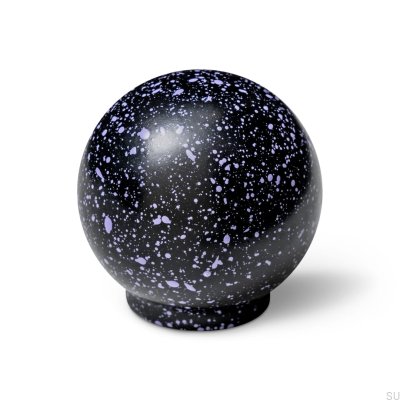 Мебельная ручка Ren Melange Black & Purple 35 Wooden Beech