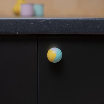 Ручка мебельная Ren Funky Yellow 35 Деревянный Бук