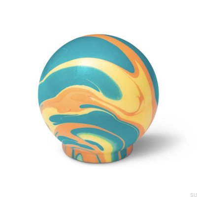 Ren Chari Blue 35 Мебельная ручка деревянная бук