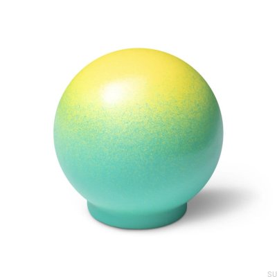 Мебельная ручка Ren Gradient Citrone на светло-зеленом 35 Wooden Beech