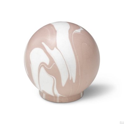 Ручка мебельная Ren White Rose Taupe 35 Wooden Бук