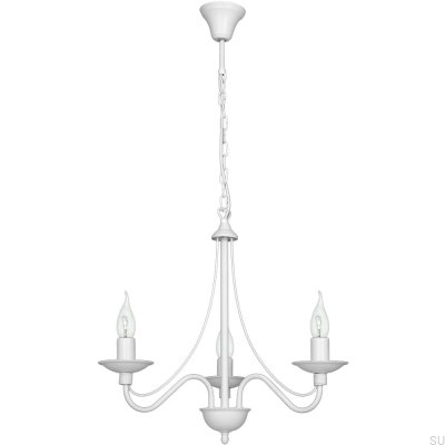 Люстра Rose 3 Металл Белый