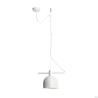 Подвесной светильник из белого металла берилла