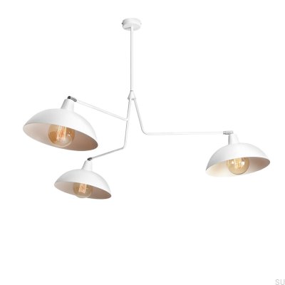 Espace 3 Потолочный светильник Металл Белый