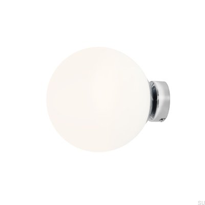 Настенный светильник Ball M, металл, серебристый, хром