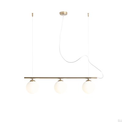 Подвесной светильник Beryl Glass 3 Metal Gold