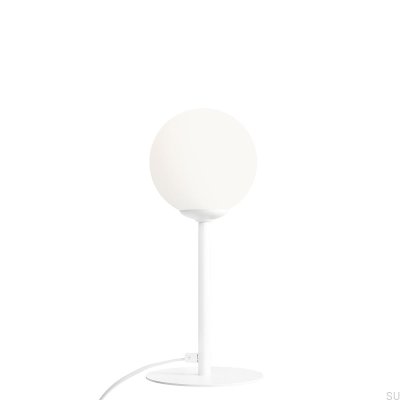 Настольная лампа Pinne, металл, белый цвет