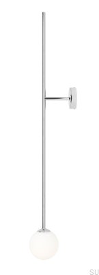 Pinne Металлический настенный светильник Серебристый Хром